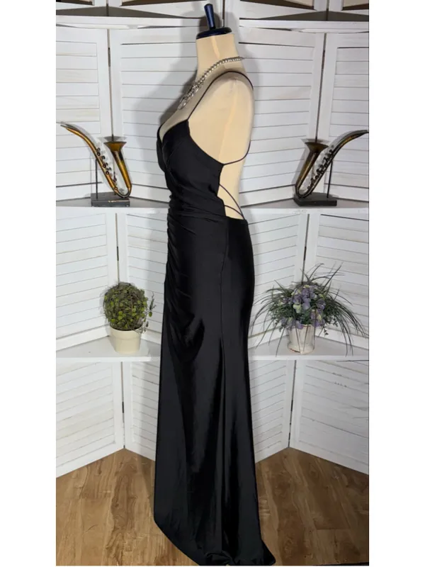Windsor maxi dress sexy mermaid gown open back plunge prom homecoming whimsigoth - Image 4