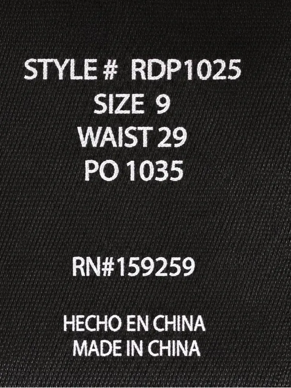 Risen Black Washed Cropped Wide Leg Raw Hem Jeans Size 9 / 29 - Image 4