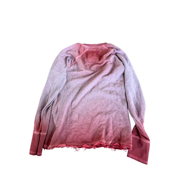 Harley-Davidson‎ Small Red Ombre Long Sleeve Embroidered Logo Pullover Shirt - Image 2