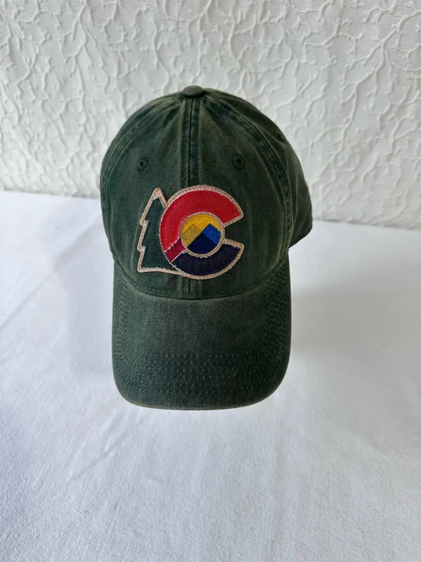 Snapback Colorado Trucker Hat Green Cup Adjustable Denim Legacy Baseball - Image 2