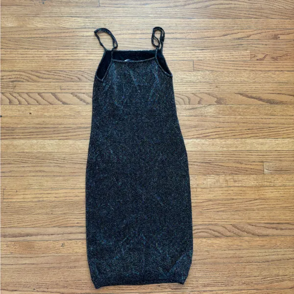 Urban outfitters shimmer black dress - Image 3