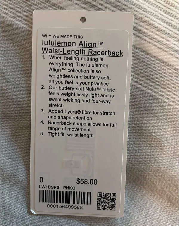 Lululemon Waist-Length Align Tank Racerback - Image 3