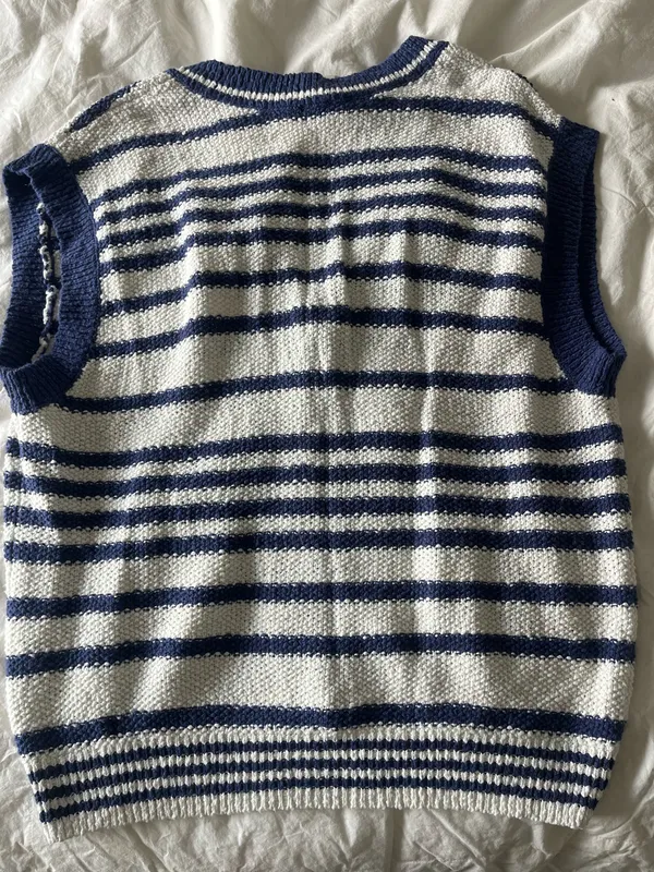 Anthropologie Striped Sweater Vest - Image 5