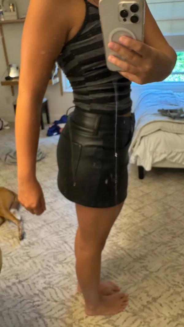 Hollister Leather Skirt - Image 2