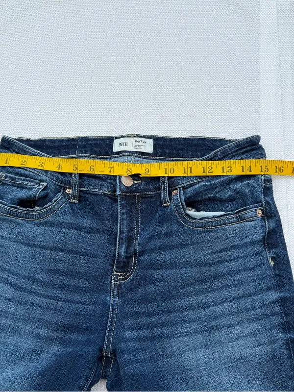 BKE Payton Bootcut Jeans Women’s 29x31.5 Mid Rise Stretch Dark Wash Denim - Image 8
