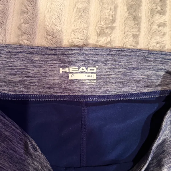 HEAD Womens Blue Space Dye Pleated Tennis Skort Athletic Skirt Small - Image 3