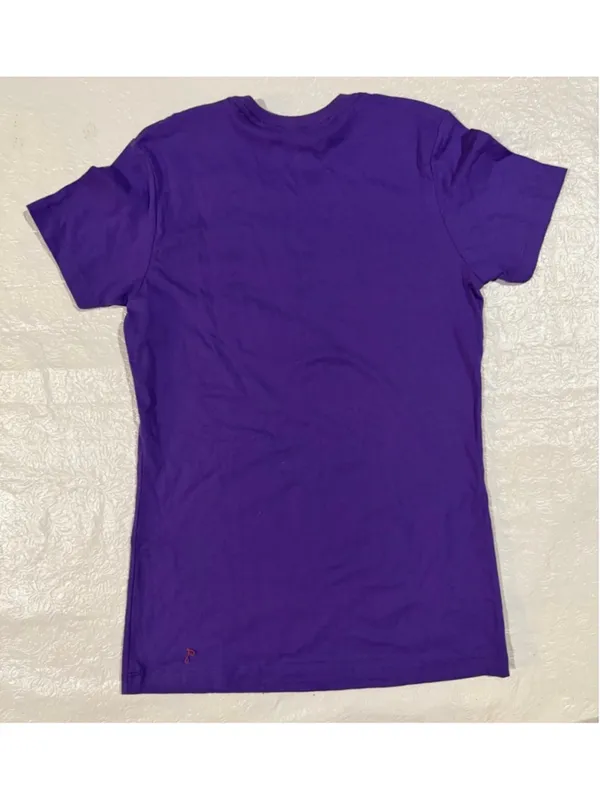 Raygun Vikings Graphic T-Shirt Women S Purple Football Fan Short Sleeve Tee - Image 2