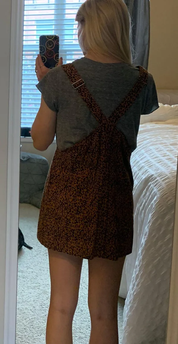 Forever 21 Leopard  Overall Dress - Image 8
