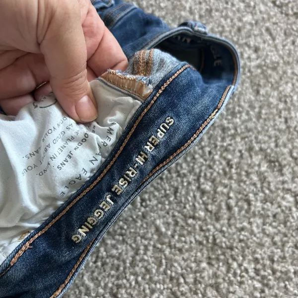 American Eagle Outfitters Cut Off Denim Shorts - Image 3
