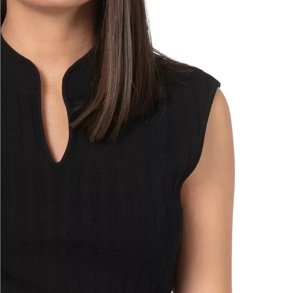 Ted Baker Black Knit Sleeveless Cocktail Dress M - Image 5