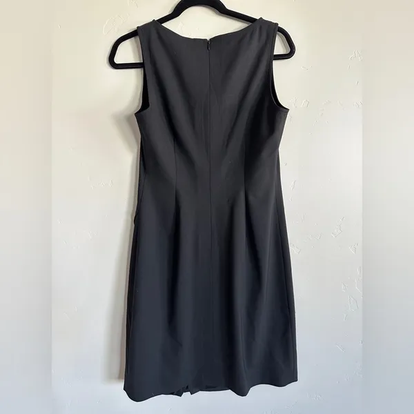 Theory Risbana New Stretch Wool Sheath Dress Black size 6 - Image 13