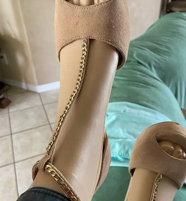 Steve Madden suede ankle & T strap 4 1/2” stiletto heel - Image 7