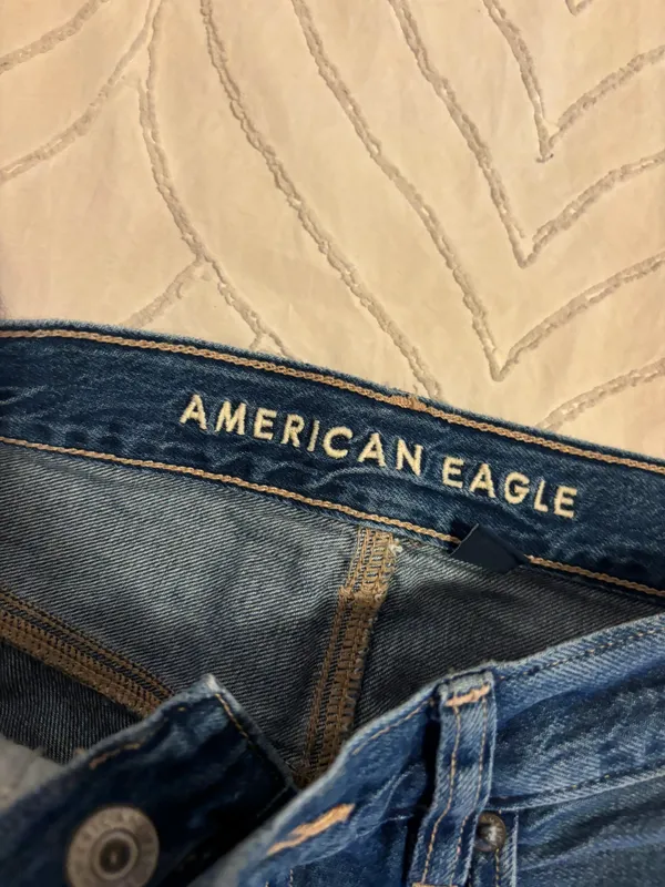 Dark Wash Flare Jeans - Image 7