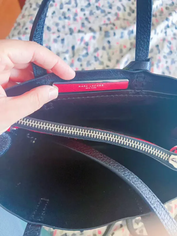 MARC JACOBS The Mini Grind Leather Crossbody Colorblock yellow rose pink Lock - Image 12