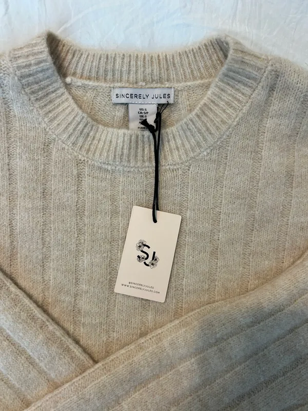 Sincerely Jules Cream Sweater - Image 2