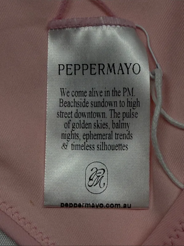 Peppermayo NWT Light Pink Kivara Low Rise Bikini Bottoms Size Small - Image 9