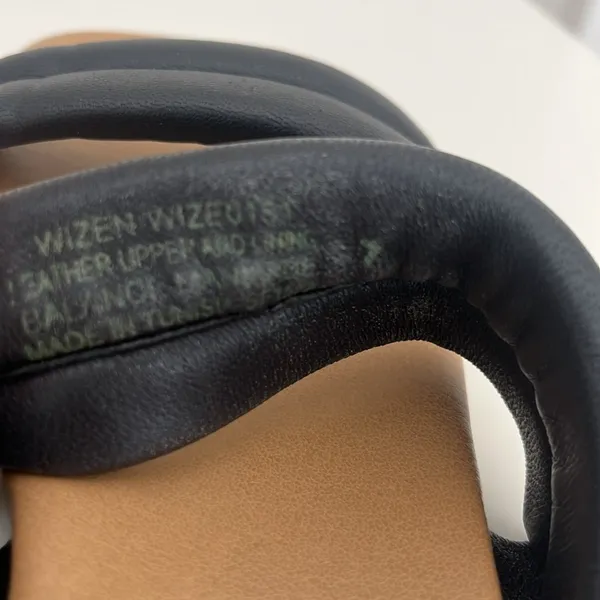 NWOT Steve Madden Wizen Black Strap Slip On Sandals in Women’s Size 7 - Image 6