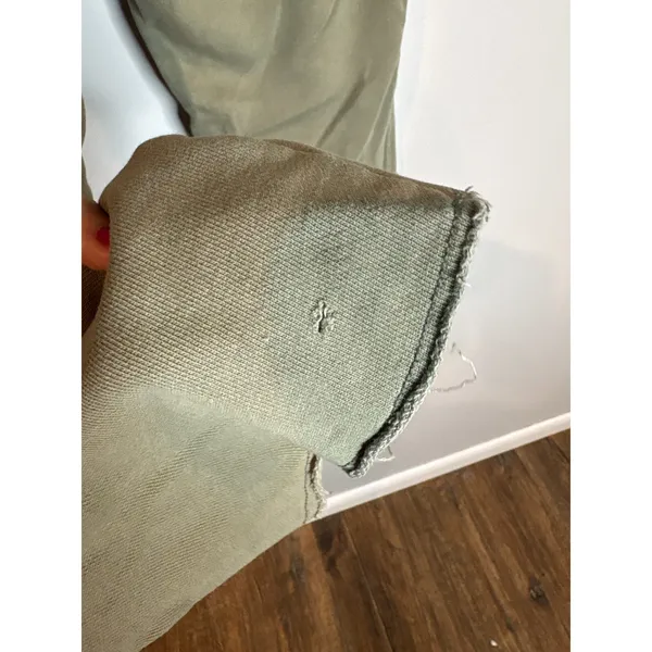 Aerie khaki green cropped sweatpants - Image 7