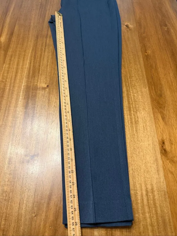 NWT Express Ankle High Rise Pants Women’s Size 6R Navy Blue Stretch - Image 8