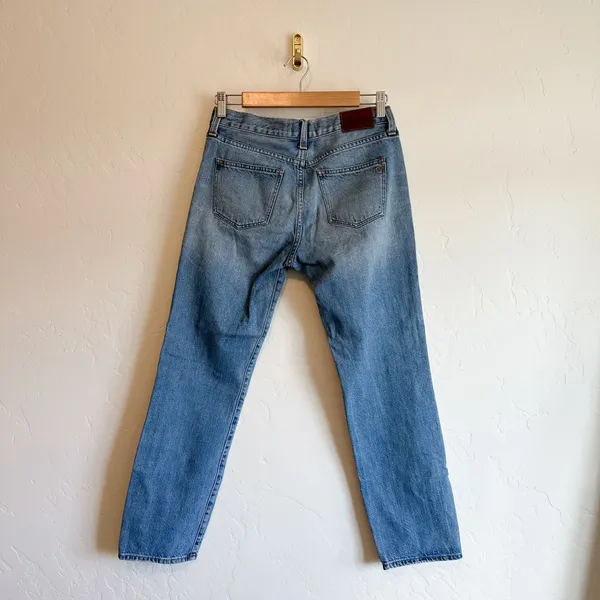 Madewell | The High-Rise Slim Boyjean Oversized‎ Fit in Elkhart Wash, size 25 - Image 4