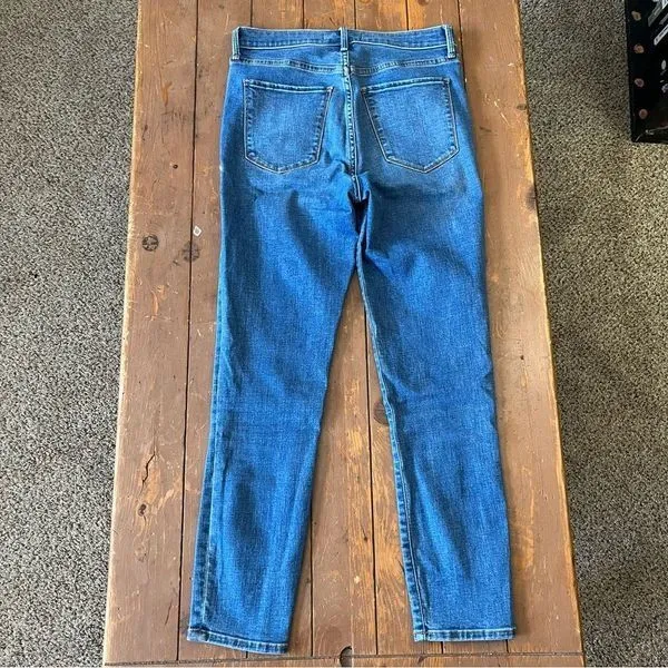 Abercrombie & Fitch Super Skinny Ankle High Rise Jeans with Star Embroidery - Image 4