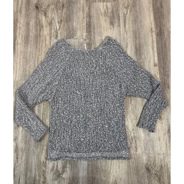 Free People Bright Lights grey marled knit sweater Size XS‎ - Image 4