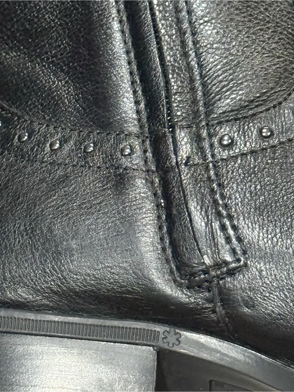 Sam Edelman Prina Wide Calf Black Leather Riding Boots 6.5W NWB - Image 12