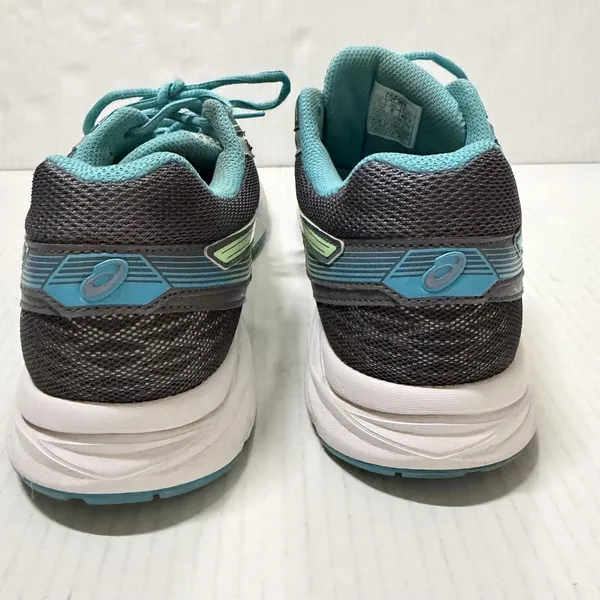 ASICS GEL-Contend 3 Shoes Womens 9 Gray Teal Mesh Running Sneakers T5F9N - Image 5