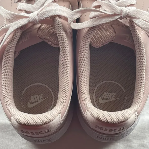 Nike Air Force 1 Sage Low Platform Pink Leather Sneakers Womens US 11 DM0113-600 - Image 6
