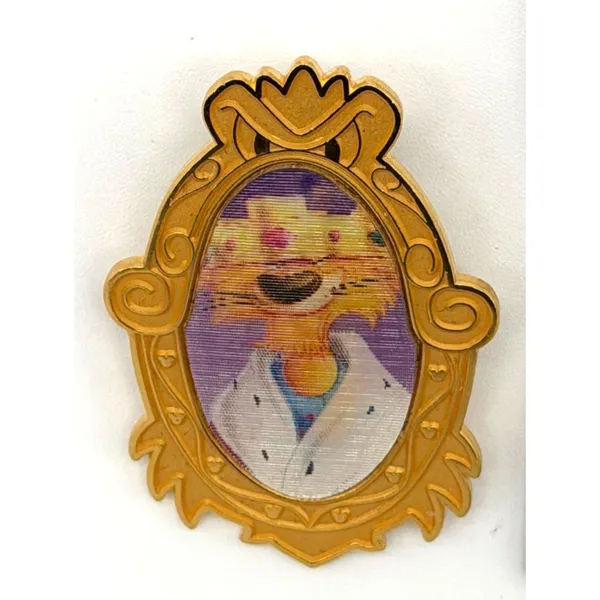 Disney Lenticular Villains Holographic Pin Prince John Robin Hood LE 5000 #4 - Image 3