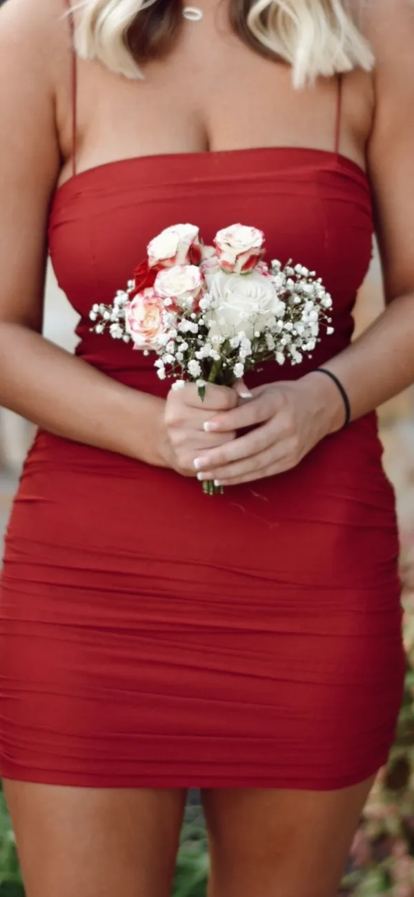 Princess Polly Red Mini Dress - Image 2