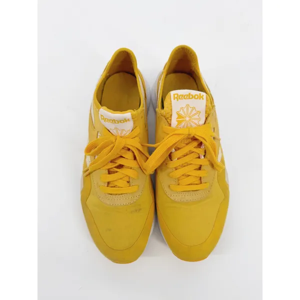 Reebok Royal Ultra Women 8 Yellow CN3630 DMX Suede Sneakers - Image 2