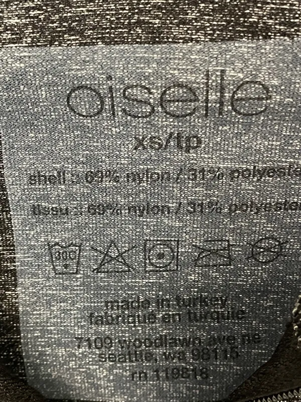 Oiselle Flyte Full Black Zip XS NWT! Workout Run - Image 6