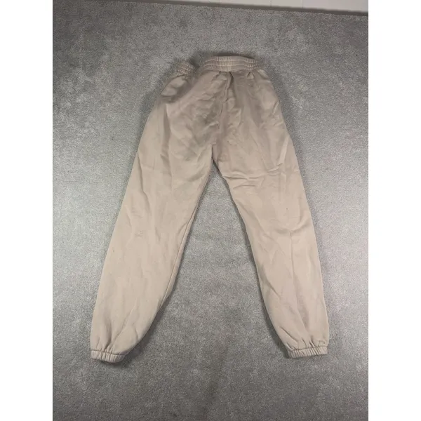 Nike Phoenix Fleece High Waisted Oversized Sweatpants Womens XS Beige Joggers - Image 8