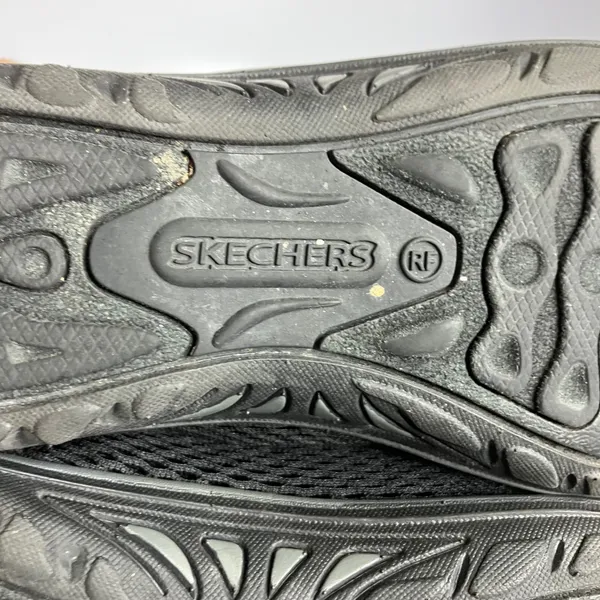 Skechers Reggae fest willow slip on shoes black flats women's size‎ 5.5 casual - Image 7