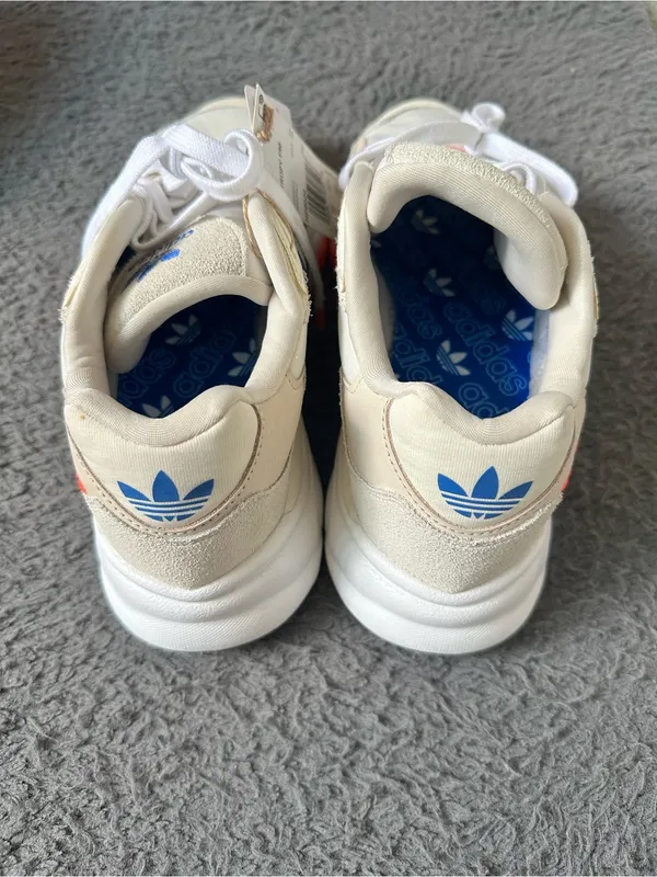 Adidas Retropy F90 Mystique HP8094 Off-White/Red/Blue Size 9 Men/10.5 Women - Image 7