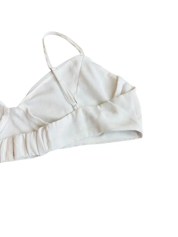 Princess Polly White Ivory Triangle Bralette Adjustable Strap Size 6 Women's - Image 10