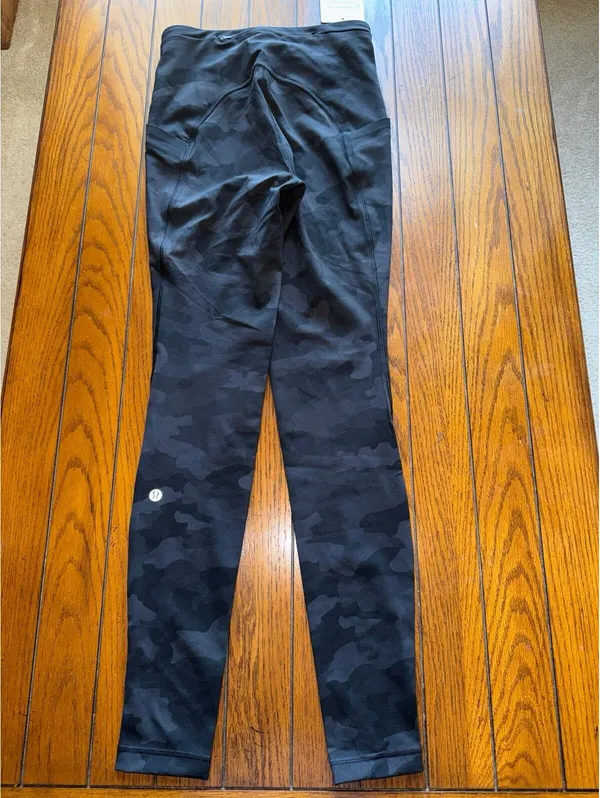 Lululemon Swift Speed With Pockets High Rise 28” Heritage Camo Black Size 4 NWT - Image 3