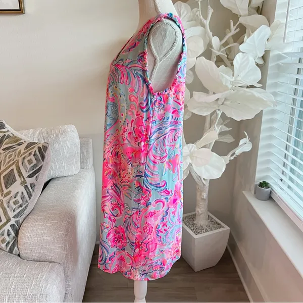 Lilly Pulitzer Aron Shift Sleeveless Dress In Multi Island De coco - Image 6