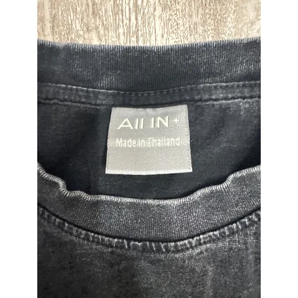 Taylor Swift "Saint‎ Taylor" Graphic T-Shirt Charcoal Gray Acid Wash Size M/L - Image 2