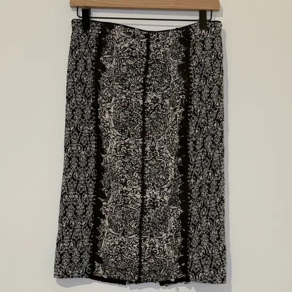Byron Lars Beguile Somba Laser Cut Pencil Skirt - Image 2