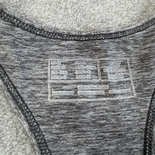 New Balance Women's Medium Gray Heather Racerback Tank Top Activewear Workout - Image 3