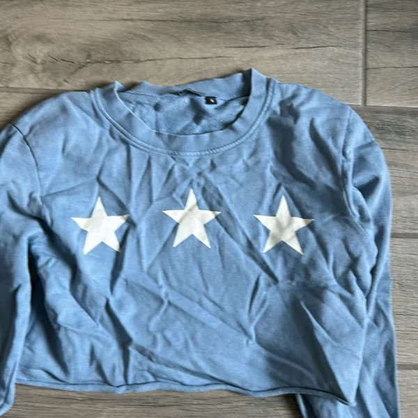 Mono b crop sweatshirt Blue - Image 2