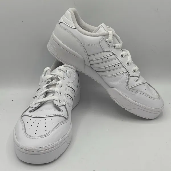 Adidas Rivalry Low W Triple White Athletic Sneakers FV4225 - Womens‎ Sz 7 - Image 6