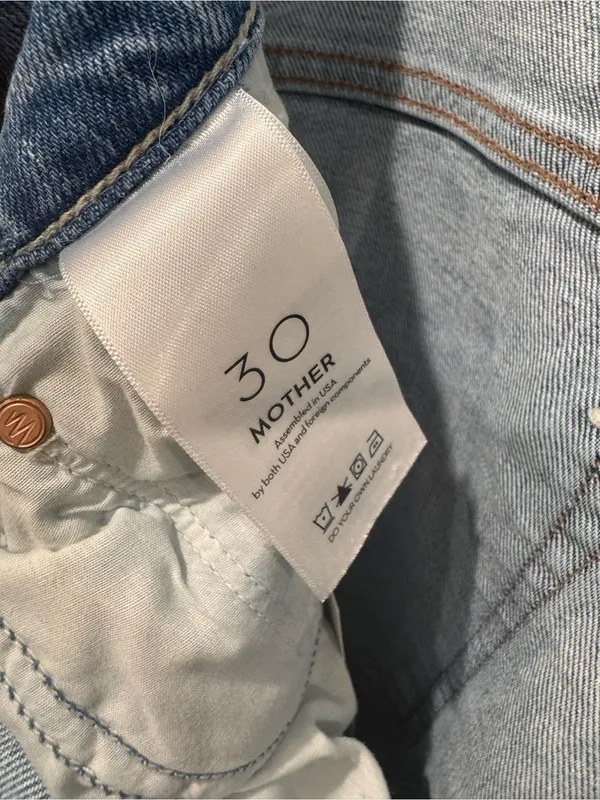 Mother Superior Sz 30 The High Waisted Hiker Hover Jeans - Image 7