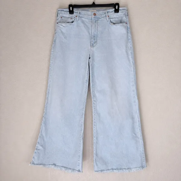 Mother The Twister Ankle Fray Wide Leg Jeans - Image 3