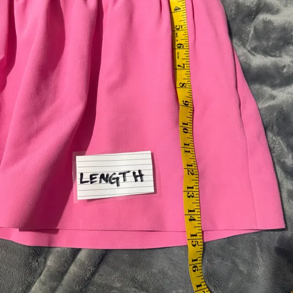 Diane von Furstenberg Pink Pleated Mini Omarosa Skirt Barbiecore Preppy Chic - Image 6