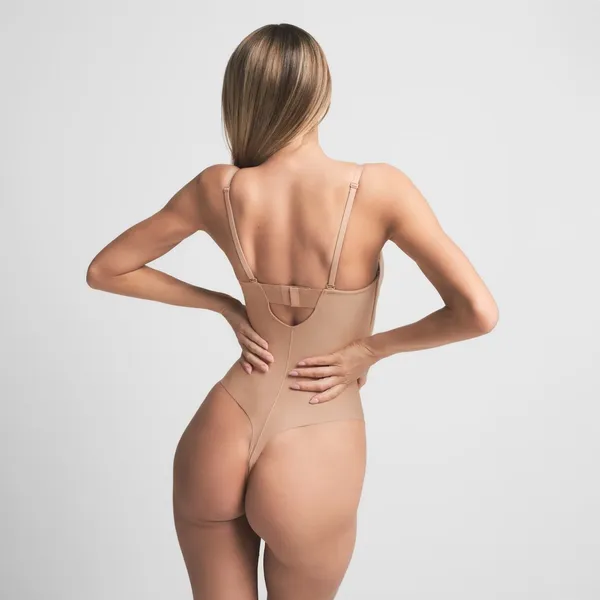 NWT Skims Body Underwire Thong Bodysuit Clay M BD-thg-3286 - Image 2