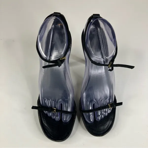 Gucci Thin Strap Heeled‎ Sandals Size 8B - Image 2