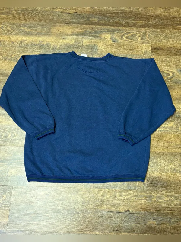 Vintage 90s POOH Disney Tigger Sweatshirt Womens XL Embroidered Navy Blue - Image 12